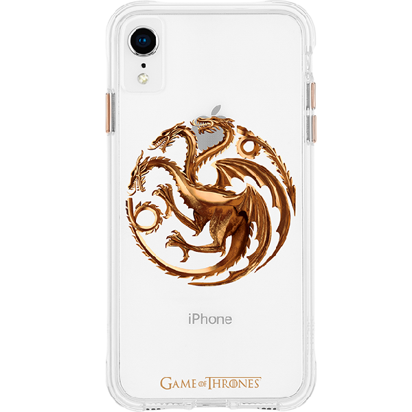 Case-Mate Game of Thrones House Targaryen Sigil Case - iPhone XR - Clear